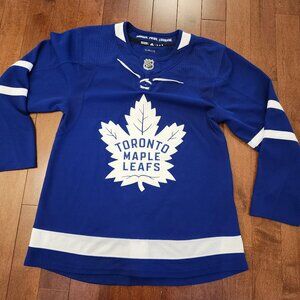 Adidas Toronto Maple Leafs blue size 50 jersey NHL